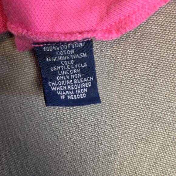 Ralph Lauren Sport Polo Shirt XL Pink Cotton Short Sleeve Made in Macau - Picture 6 of 15